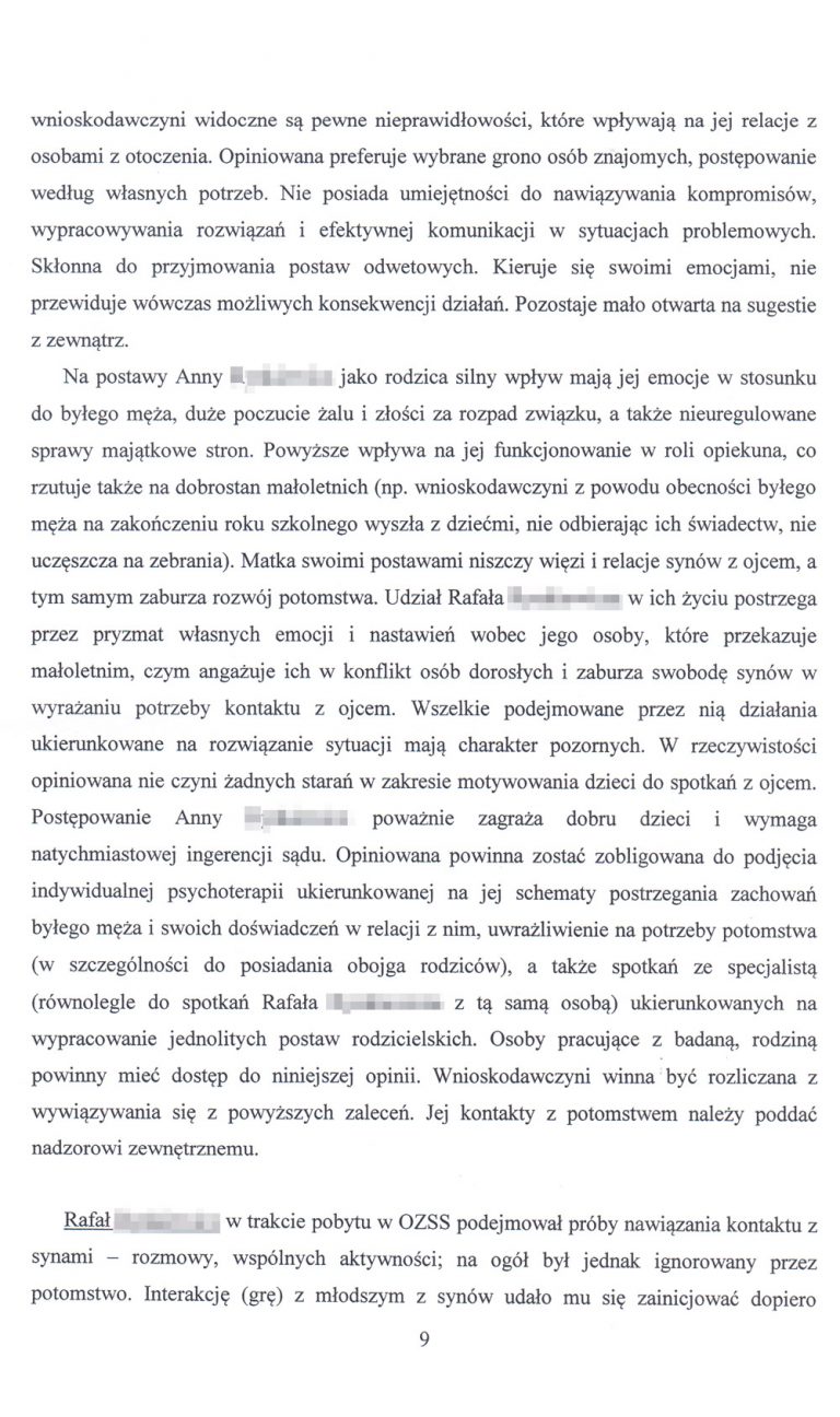 Opinia Polonisty O Uczniu Przykład Przykładowa opinia OZSS | Anty-alienator
